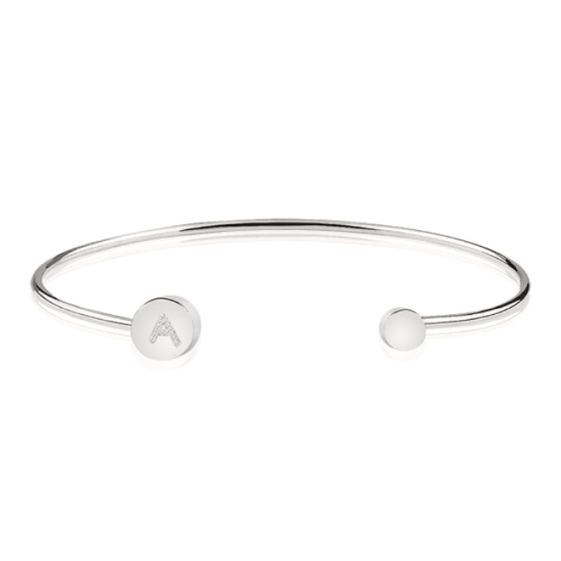 Initialen-Armband mit Strass Schmid & von Bosio A 