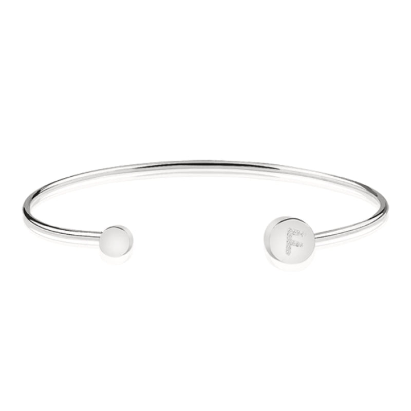 Initialen-Armband mit Strass Schmid & von Bosio F 